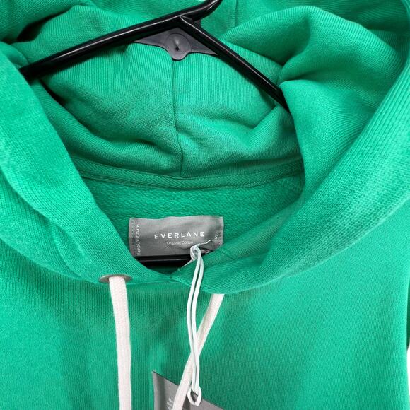 Everlane Size Small NEW Sweatshirt Hoodie Mint Green Oversized Unisex Hood - Picture 3 of 4